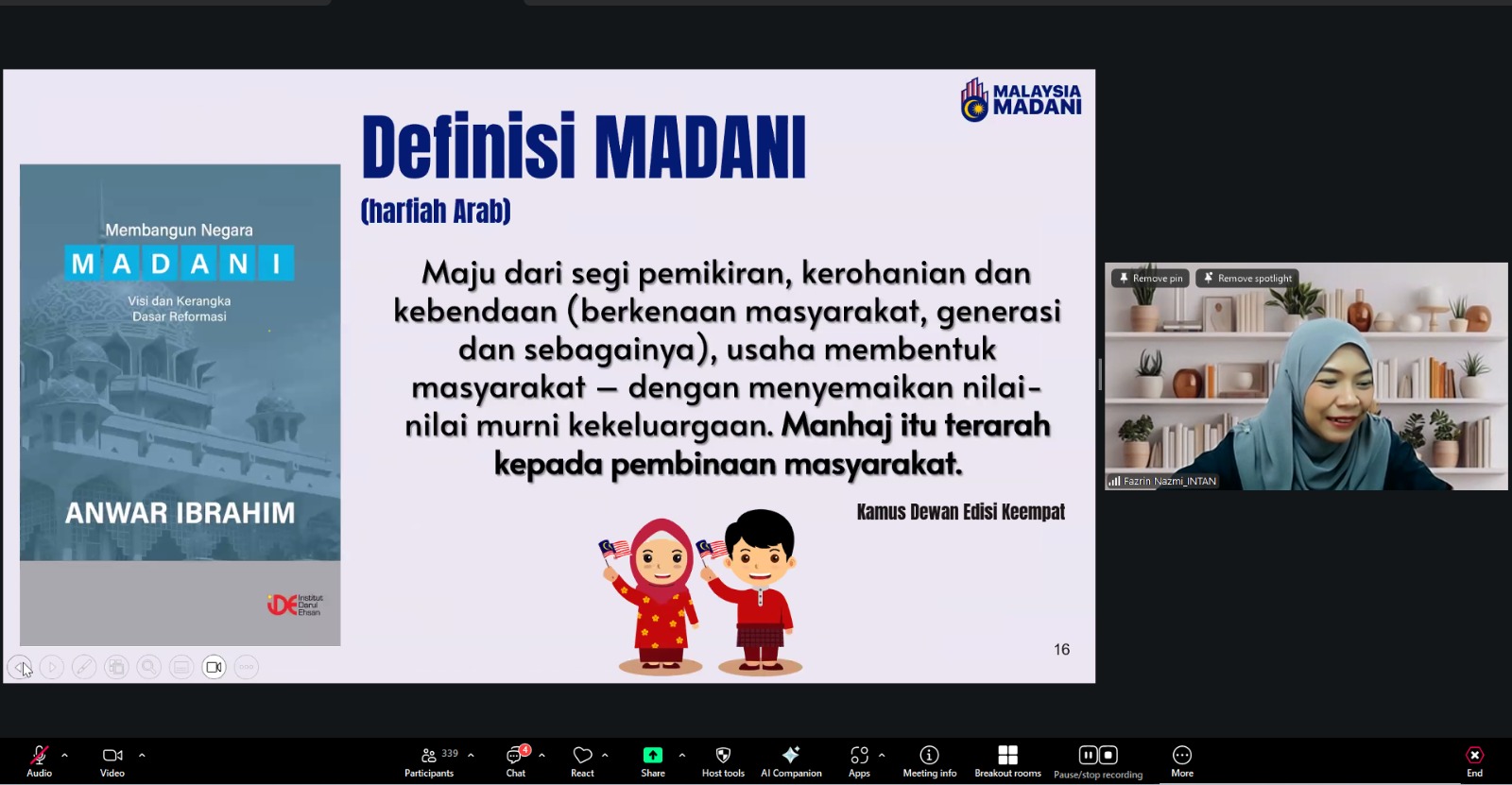 Kursus Pemantapan Pengurusan PBT dalam Penghayatan Madani